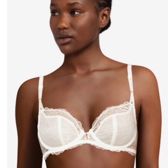 Chantelle Intimates & Sleepwear Chantelle White Sheet Bra 32ddd